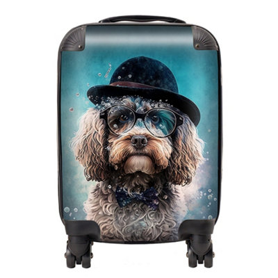 Warren Reed Designer Cockapoo Dog Splashart SuitcaseSmall from B&Q
