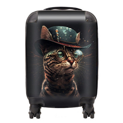Warren Reed Designer Bengal Cat Face Glasses And Hat Splashart SuitcaseSmall from B&Q