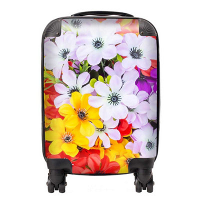Warren Reed Designer Spring Flowers SuitcaseSmall from B&Q