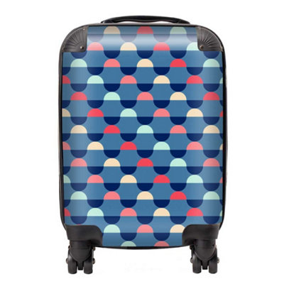 Warren Reed Designer Geometric Pattern SuitcaseSmall from B&Q
