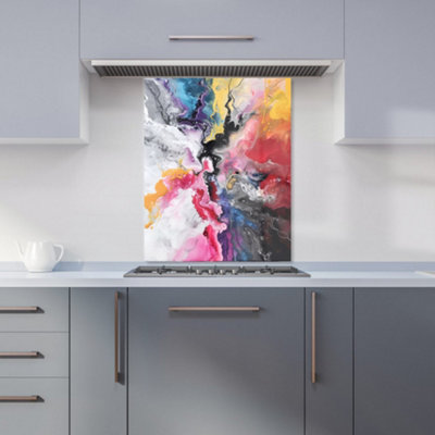B&Q -  Explosive Colour Cascade Kitchen Splashback