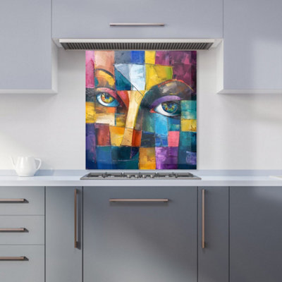 Warren Reed Designer Fragmented Vision: Eyes Of The Soul Kitchen Splashback from B&Q