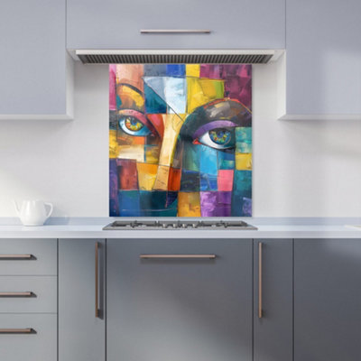 Warren Reed Designer Fragmented Vision: Eyes Of The Soul Kitchen Splashback from B&Q