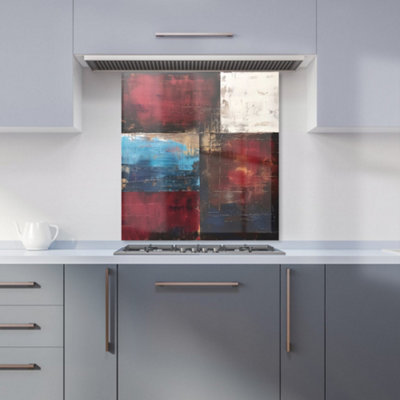 Warren Reed Designer Rustic Harmony In Bold Colours Kitchen Splashback from B&Q