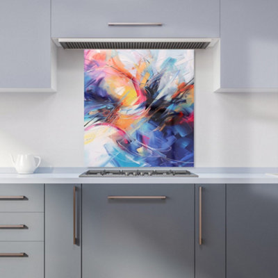 B&Q -  Serene: Calm Amidst Colours Kitchen Splashback