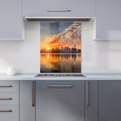 Warren Reed Designer New York At Sunrise Kitchen Splashback from B&Q