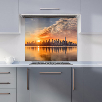 Warren Reed Designer New York At Sunrise Kitchen Splashback from B&Q