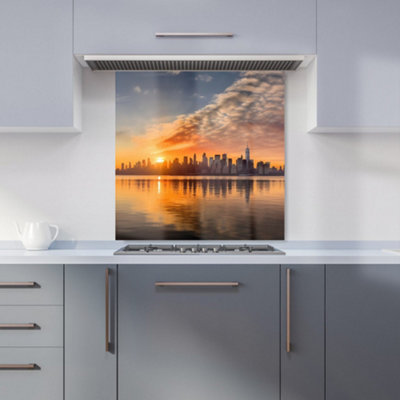 Warren Reed Designer New York At Sunrise Kitchen Splashback from B&Q