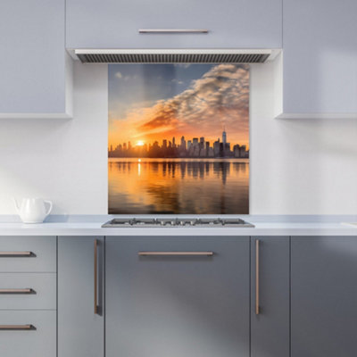 Warren Reed Designer New York At Sunrise Kitchen Splashback from B&Q