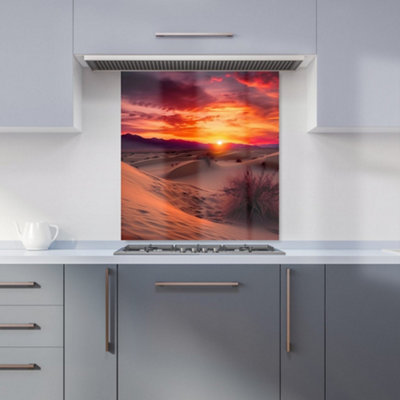 Warren Reed Designer Sunset In The Desert Kitchen Splashback from B&Q