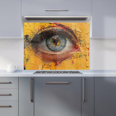 Warren Reed Designer Ethereal Gaze Kitchen Splashback from B&Q