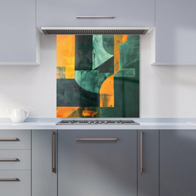 Warren Reed Designer Shattered Eye Kitchen Splashback from B&Q