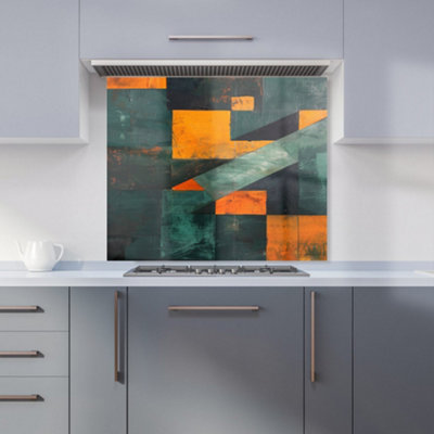 Warren Reed Designer Dynamic Angles Kitchen Splashback from B&Q