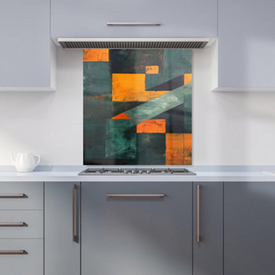 Warren Reed Designer Dynamic Angles Kitchen Splashback from B&Q