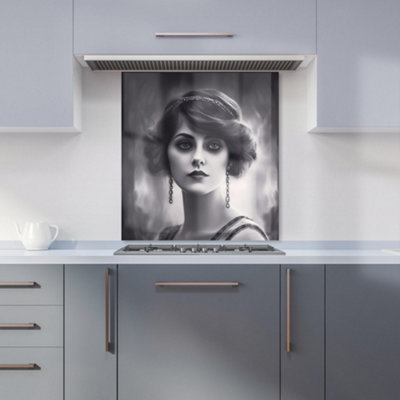 Warren Reed Designer Edwardian Showgirl Kitchen Splashback from B&Q