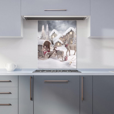 Warren Reed Designer We Come Bearing Gifts Kitchen Splashback from B&Q
