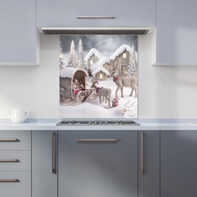 Warren Reed Designer We Come Bearing Gifts Kitchen Splashback from B&Q