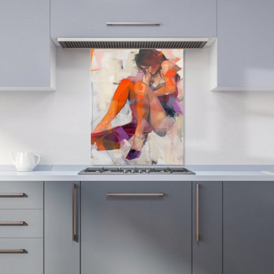 Warren Reed Designer Poised In Reflection Kitchen Splashback from B&Q
