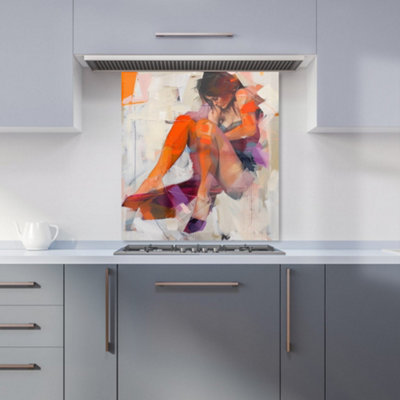 Warren Reed Designer Poised In Reflection Kitchen Splashback from B&Q