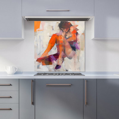 Warren Reed Designer Poised In Reflection Kitchen Splashback from B&Q