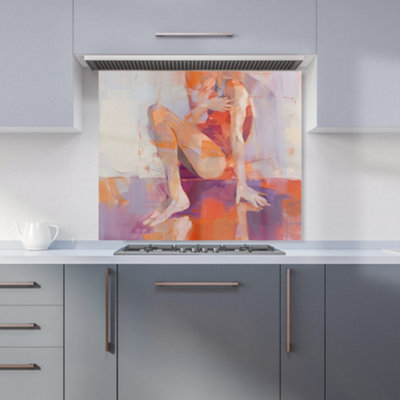 Warren Reed Designer Contemplative Rest Kitchen Splashback from B&Q