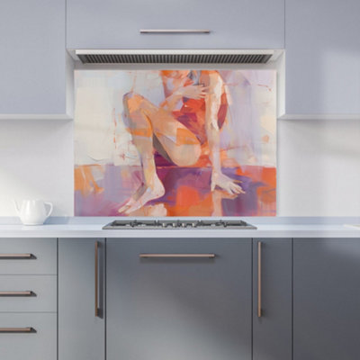 Warren Reed Designer Contemplative Rest Kitchen Splashback from B&Q