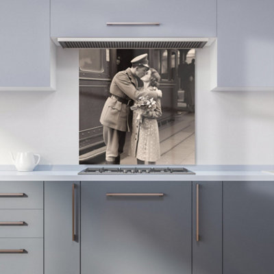 Warren Reed Designer Time To Say Goodbye Kitchen Splashback from B&Q