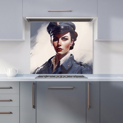 Warren Reed Designer Defiant Strength Kitchen Splashback from B&Q