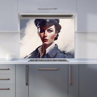 Warren Reed Designer Defiant Strength Kitchen Splashback from B&Q