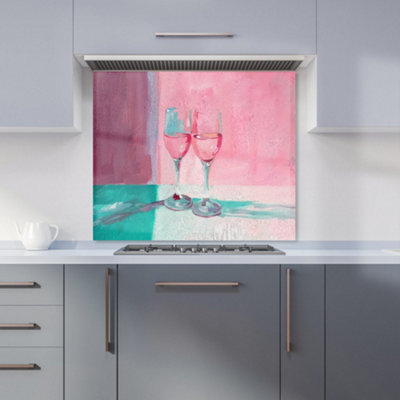 B&Q -  Romantic Evening: Champagne Toast Kitchen Splashback