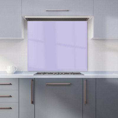 Warren Reed Designer Heather Premium Glass Kitchen Splashback W900mm X H650mm from B&Q