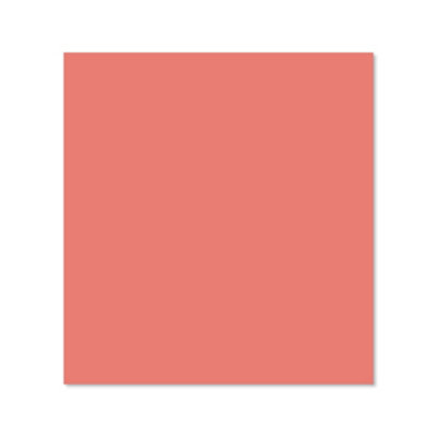 B&Q -  Coral Pink Premium Glass Kitchen Splashback W600mm X H750mm