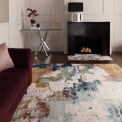 Furniturebox Uk Ruddick Multicoloured Distressed Rug 200X290 from B&Q