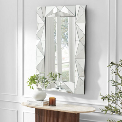 Furniturebox Uk Atlas Vintage Style Long Rectangle 120X80Cm Mirror from B&Q
