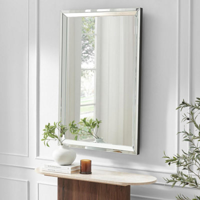 Furniturebox Uk Roux Long Rectangle 120X80Cm Wall Mirror from B&Q
