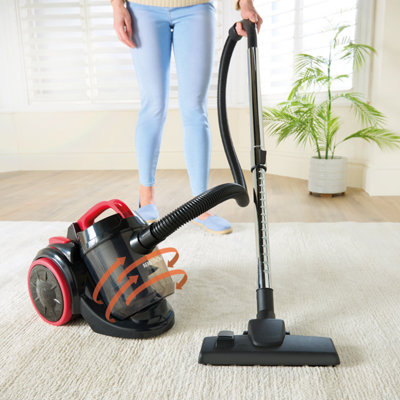 Lightweight Cyclone Vacuum Cleaner With 800W Powerful SuctionBagless With Crevice ToolMini BrushHepa Filter & 2L Dust Bin from B&Q