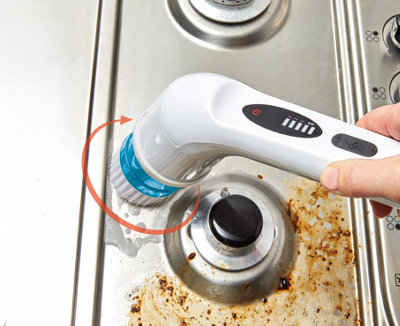 Cordless Power Scrubber Power Through Dirt & Grime Without Bending Or Reaching from B&Q