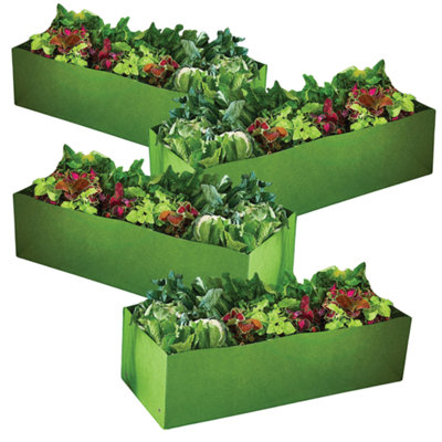 Gainsborough Grow Bag Planter With Reusable Polyester Raised BedGrow Your Own Vegetables & HerbsW100Xd25Xh42Cm from B&Q