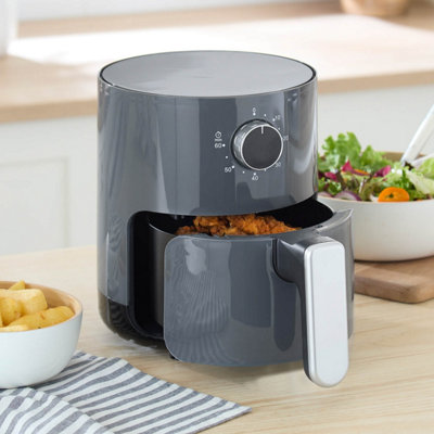 Coopers of Stortford 2L Compact Air Fryer, 800W With 60 Minute Timer, Fixed 180 Degree Temperature, H29 X W24Cm