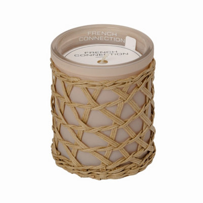 Rackhams Woven Detail Stone Bergamot & Jasmine Candle 200G - Wax - 200G - Image 6