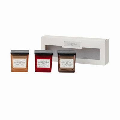 French Connection Trio Of Candles Giftset 3 X 50G from B&Q
