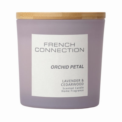 French Connection Pastel Collection Lavender & Cedarwood Candle 322G - Image 6