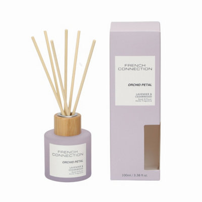 French Connection Orchid Petal Reed Diffuser 100Ml Pastel Range from B&Q