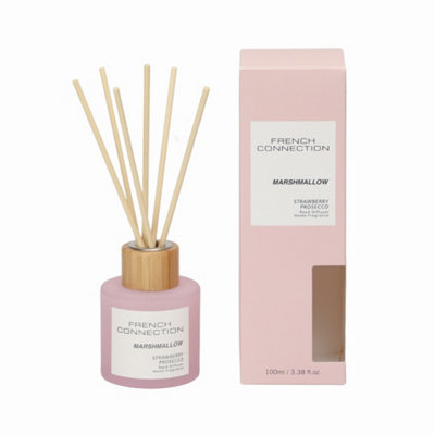 B&Q French Connection Strawberry Prosecco Reed Diffuser 100Ml Pastel Range