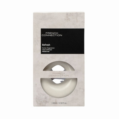 B&Q Orange French Connection Iris & Blossom Reed Diffuser Stone Range 130Ml