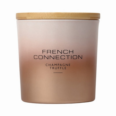 French Connection Unisex Light Bronze Ombre Champagne Truffle Candle 322G In - Image 8