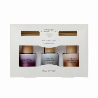 B&Q -  Trio Of Reed Diffuser Gift Set 3X50Ml Ombre Design
