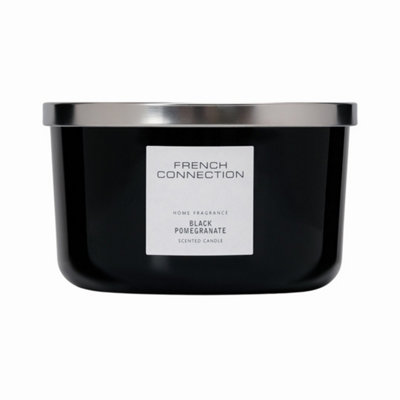 French Connection Candles Gifts for Women Scented Candle | Soy Candle Wax | Long Burning Luxury Candle Box for Her | (Extra Large Candle - 436G, Black Pomegranate) - Image 9