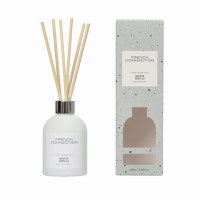 B&Q White French Connection Winter Vanilla Reed Diffuser Collection 100Ml