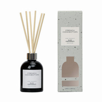 B&Q French Connection Pomegranate Reed Diffuser 100Ml Collection Black
